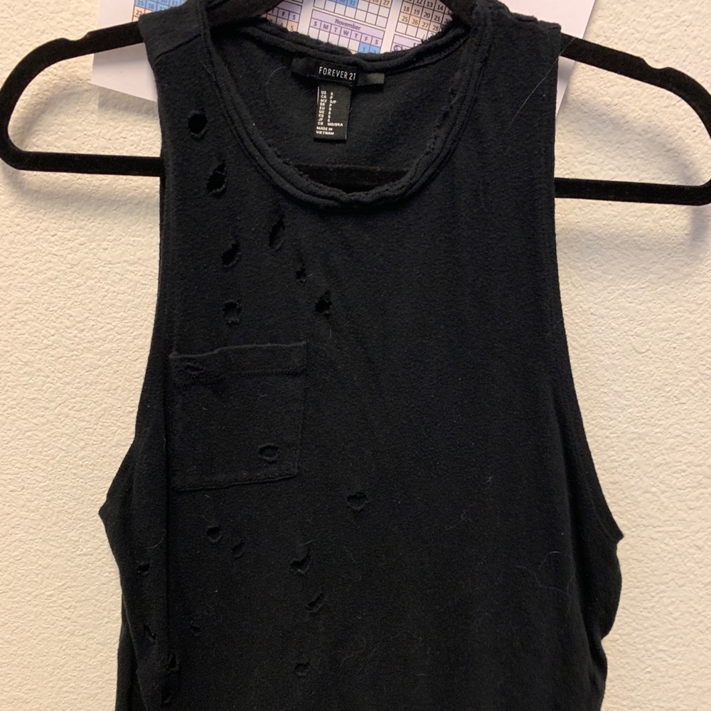 Distressed Tank Top